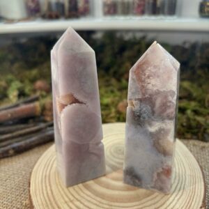 Tour Agate Fleur & Améthyste Rose