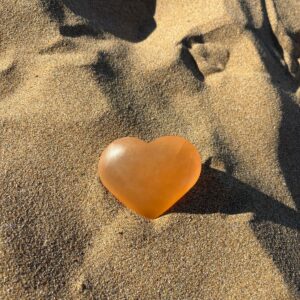 Coeur Sélénite Orange