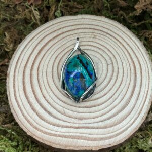 Pendentif Azurite, Argent S925
