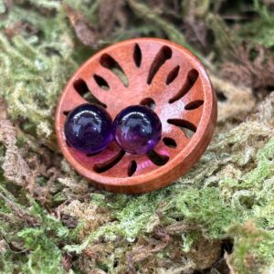 Boucles d’oreilles Améthyste, Argent S925