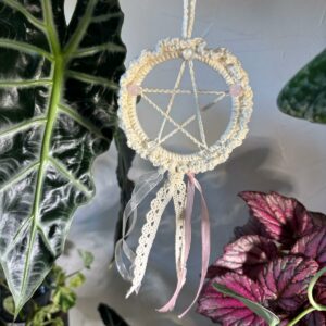Pentacle Douceur Enchantée (Cristal de Roche & Quartz Rose)