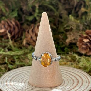 Bague Citrine, Argent S925
