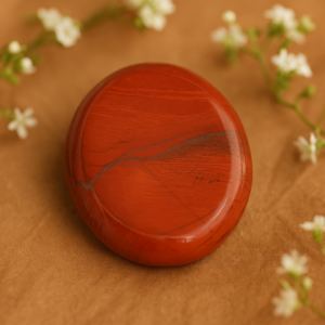 Galet Anti-Stress (Worry Stone) Jaspe Rouge