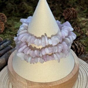 Bracelet Kunzite – perles baroques (chips)