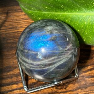 Sphère Labradorite + Support