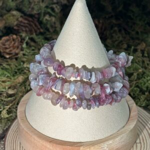 Bracelet Pierre Licorne – perles baroques (chips)