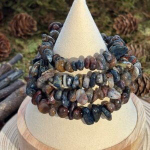 Bracelet Piétersite – perles baroques (chips)