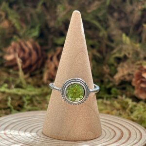 Bague Péridot, Argent S925