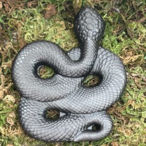 Serpent, Obsidienne Argentée