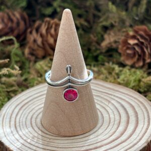 Bague Topaze Rose, Argent S925 