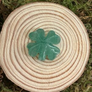 Trèfle à quatre feuilles, Aventurine Verte