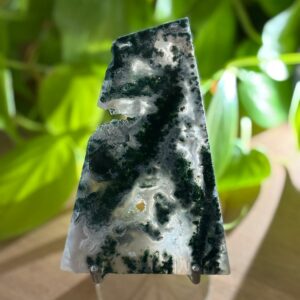 Tranche Agate Mousse Druzy + Support