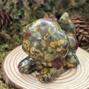 Chien, Agate Feuille de Bambou