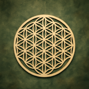 Fleur de Vie en Bois – 10 cm