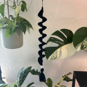 Spirale Enchantée Noire – Bouclier d’énergie & clarté vibratoire