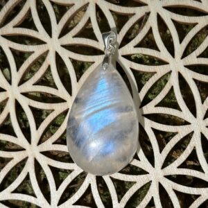 Pendentif Pierre de Lune, Argent S925