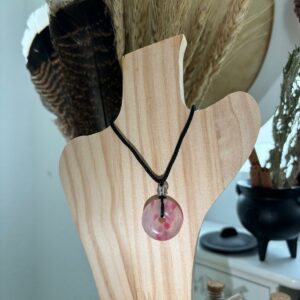Donut Rhodonite & Quartz + Cordon