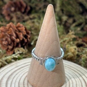 Bague Larimar, Argent S925 