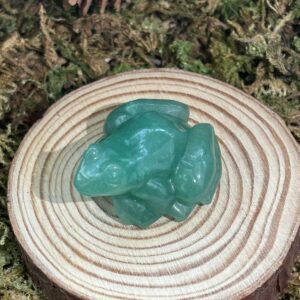 Grenouille porte-bonheur, Aventurine Verte