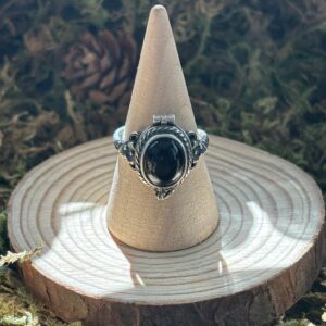 Bague Poison - Tourmaline Noire, Argent S925
