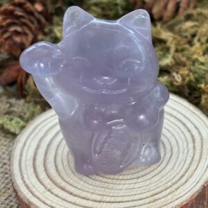 Maneki-neko le chat porte-bonheur, Fluorine Lavande