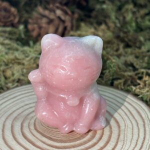 Maneki-neko le chat porte-bonheur, Opale rose