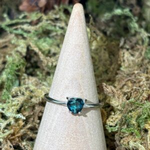 Bague Topaze London, Argent S925 (Coeur)