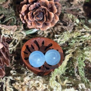 Boucles d'oreilles Aigue-Marine, Argent S925