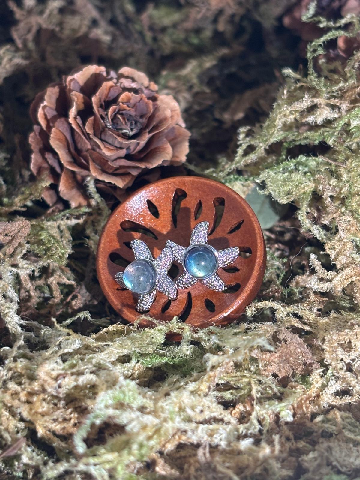 boucles-d-oreilles-argent-labradorite-etoile-de-mer-1