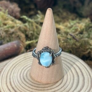 Bague Larimar, Argent S925 