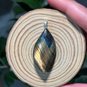 Pendentif Labradorite, Argent S925