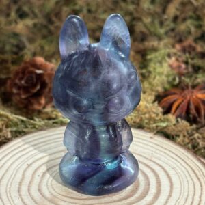 Labubu, Fluorine Verte & Violette, Réactif aux UV