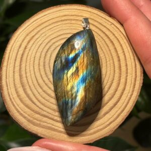 Pendentif Labradorite, Argent S925