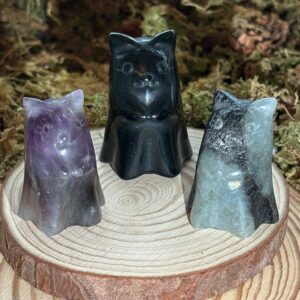 Chat Fantôme – Choisissez votre pierre parmi 3 variétés