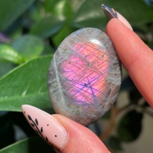 Galet, Labradorite Rose