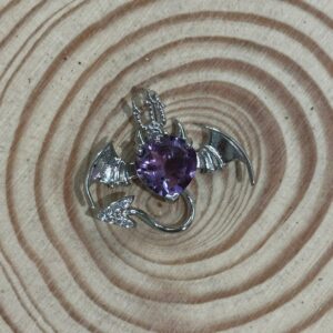Pendentif Diablotin - Améthyste - Argent S925