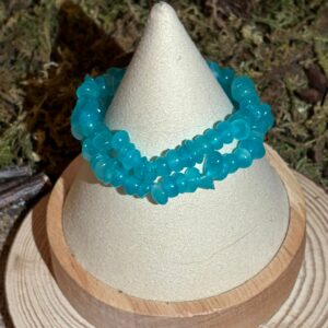 Bracelet Amazonite – perles baroques (chips)